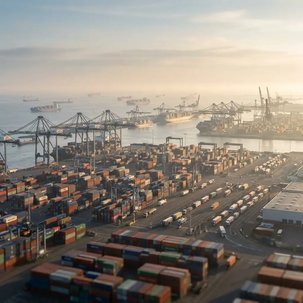 impact op port congestion in the supply chain at the port of Rotterdam